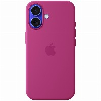 APPLE iPhone16 Silicone Case with MagSafe - Fuchsia
