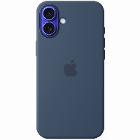 APPLE iPhone 16 Plus Silicone Case with MagSafe - Denim