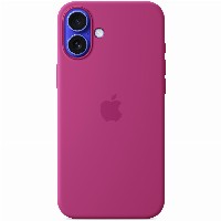 APPLE iPhone 16 Plus Silicone Case with MagSafe - Fuchsia