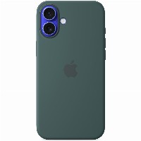 APPLE iPhone 16 Plus Silicone Case with MagSafe - Lake Green