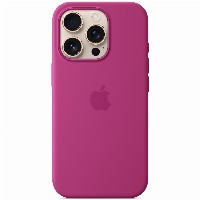 APPLE iPhone16 Pro Silicone Case with MagSafe - Fuchsia