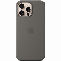 APPLE iPhone 16 Pro Max Silicone Case with MagSafe - Stone Gray
