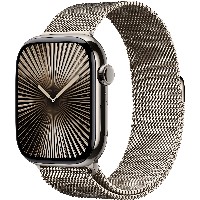 APPLE Watch Series 10 GPS + Cellular 46mm Natural Titanium Case with Natural Milanese Loop - M/L