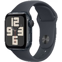 APPLE Watch SE GPS 40mm Midnight Aluminium Case with Midnight Sport Band - S/M