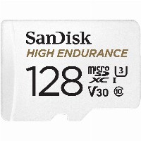 CARD 128GB SanDisk High Endurance MicroSDXC 100MB/s +Adapter