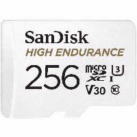 CARD 256GB SanDisk High Endurance MicroSDXC 100MB/s +Adapter