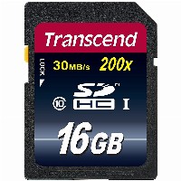 CARD 16GB TRANSCEND SDHC (Class10)