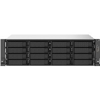 QNAP 16-Bay-Rackmount-NAS AMD Ryzen V1000-Serie V1500B 4C/8T 2,2GHz 16GB DDR4-RAM 2x2,5 GbE LAN optionale 10GbE und M.2