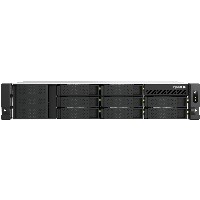 QNAP TS-855eU-8G 8-bay short depth rackmount NAS Intel Atom C5125 8C 2.8GHz 8GB RAM 2x2.5GbE 2xM.2 2280 2xPCIe Gen3 PSU