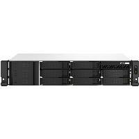 QNAP TS-864eU-RP-8G 2U 8-bay short depth 30,48cm 12Zoll rackmount NAS Intel Celeron N5095 quad-core 8GB 8x3.5/2.5 SATA 2x300W r PSU
