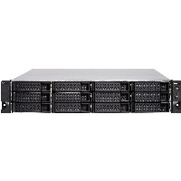 QNAP TS-h1886XU-RP-R2-D1622-32G-RED 12+6 Bay 2U NAS Intel Xeon D-1622 4cores/8threads 3.2GHz 32GB ECC DDR4 6x6,35cm 3,5Zoll+5Y Wrnty