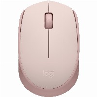 Logitech M171 Mouse right and left-handed optical 3 buttons wireless 2.4 GHz USB wireless receiver pink