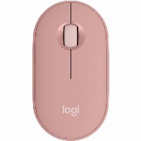 Logitech Pebble Mouse 2 M350s Mouse optical 3 buttons wireless Bluetooth 5.2 LE tonal rose
