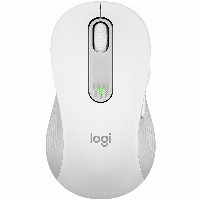 Logitech Signature M650 L LEFT Mouse large size left-handed optical 5 buttons wireless Bluetooth 2.4 GHz OFF-WHITE
