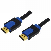 LogiLink HDMI (ST-ST) 5m Anschlusskabel 4K Schwarz/Blau