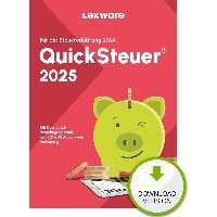 Lexware Quicksteuer 2025 - 1 Device, bis zu 3 Steuererklärungen - ESD-DownloadESD