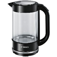 Bosch Wasserkocher TWK70B03 1,7 l Glas/Schwarz