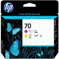 HP 70 original printhead C9406A magenta and yellow standard capacity 1-pack