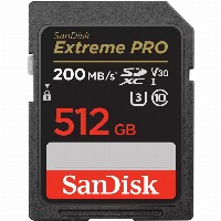 CARD 512GB SanDisk Extreme PRO SDXC 200MB/s