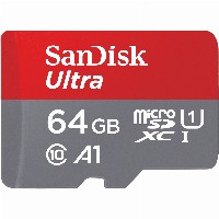 CARD 64GB SanDisk Ultra microSDXC 140MB/s + Adapter
