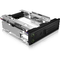 Wechselrahmen. 1xSATA/SAS 3.5″ zu 1xSATA Host. EasySwap trägerlos. Stahl/ Plastik ICY BOX