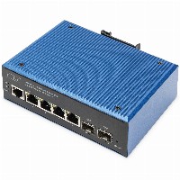 Digitus 4+2P Industrial Gigabit Ethernet PoE Switch L2 managed