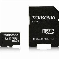 CARD 16GB Transcend MicroSDHC