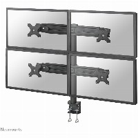 Tischhalterung für vier Flachbildschirme bis 30″ (76 cm) 8KG FPMA-D700D4 Neomounts