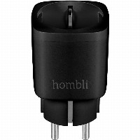 Hombli smarte outdoor Steckdose V2, schwarz