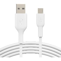 Belkin Micro-USB/USB-A Kabel PVC, 1m, weiß