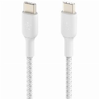 Belkin geflochtenes USB-C / USB-C-Kabel 2m, weiss