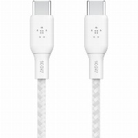 Belkin BOOST CHARGE USB-C/USB-C Kabel, bis 100 W, 3m, weiß