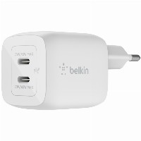 Belkin 45W Dual USB-C GaN Ladegerät Power Deliver, PPS, white