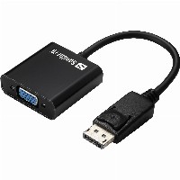 Sandberg DisplayPort 1.2 > VGA (ST-BU) Adapter Schwarz
