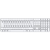 Apple Magic Keyboard with Touch ID and Numeric Keypad for Mac models with Apple silicon - German - White Keys