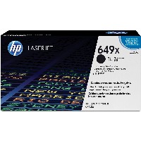 HP 649X original Color LaserJet Toner cartridge CE260X black high capacity 17.000 pages 1-pack