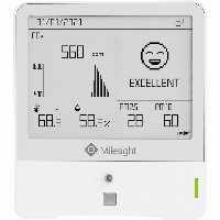 IoT Milesight Indoor Ambience Monitoring Sensor LoRaWAN Temp. Humidity CO2 PIR Light TVOC hPA PM 2.5 PM10 O3 E-Ink