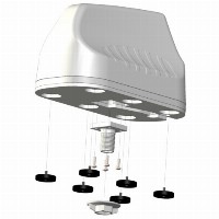 Poynting Antennas 5G/LTE KFZ/Marine A-MIMO-0003-V2-15 weiß SMA (M) & RPSMA Adapter 1,8~4,5dbi 4G/5G/GPS/GLONASS/WIFI Dual-Band MIMO 2M S