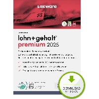 Lexware Lohn+Gehalt Premium 2025 - 1 Device, ABO - ESD-DownloadESD