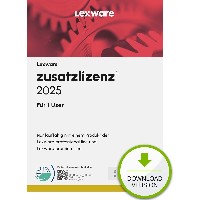 Lexware Zusatzlizenz 2025 für 1 User - ABO - ESD-DownloadESD
