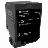 Lexmark Toner 74C2HKE Schwarz bis zu 20.000 Seiten