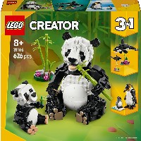 LEGO Creator Wilde Tiere: Pandafamilie 31165