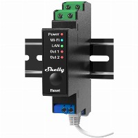 Shelly Relais ″Pro 2PM″ WLAN LAN Max. 25A 2 Kanäle 1 Phase BT Messfunktion DIN-Rail