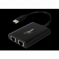 ALLNET USB 3.0 Typ-A Netzwerk Adapter 2x + 1x USB 3.0 Hub ALL-NC-2G-102-USB-A ALLTRAVEL*