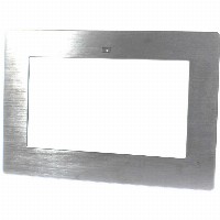 ALLNET Touch Display Tablet 14 Zoll zbh. Einbauset Einbaurahmen + Blende Silber