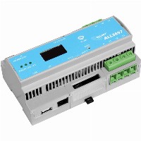 ALLNET MSR Powermeter Zentrale ALL3697-32A 32A 3phasig inkl. S0 (opt.) & Induktion & 2 Sensor Ports für IP Gebäude Automation