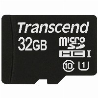 CARD 32GB Transcend microSD Karte Class 10 U