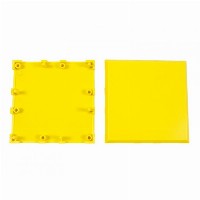 ALLNET BrickRknowledge Kunststoffschale 2x2 gelb oben und unten 10er Pack