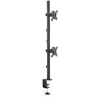 DIGITUS Monitor Vertical Mount 43.18-81.28cm 17-32Zoll 8kg max each clamp or grommet mount