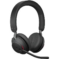 Jabra Evolve2 65 Stereo MS + Ladestation + Link 380 USB-A, schwarz
